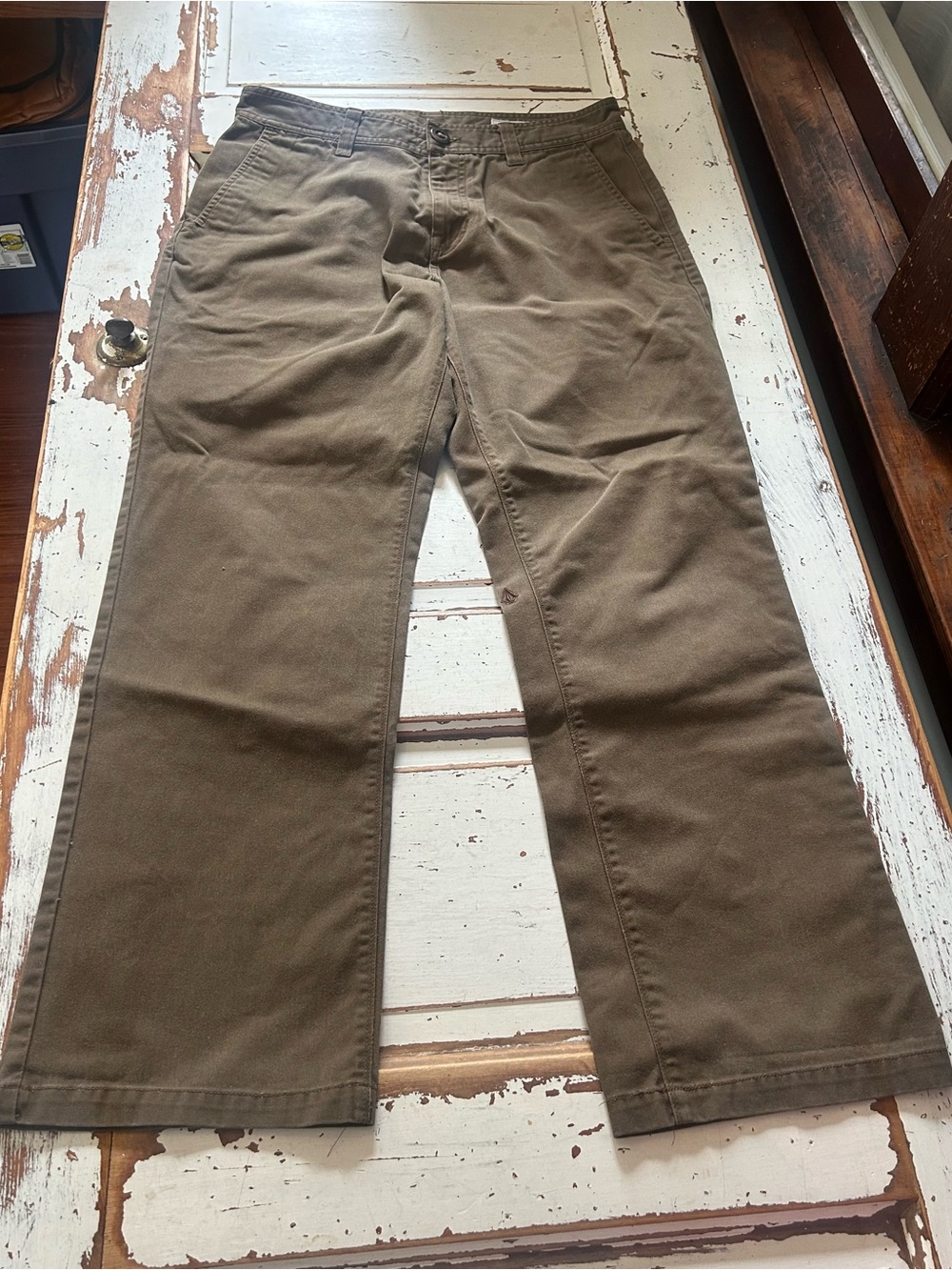Volcom Tan Khaki Long Pants Sz 32 x 30